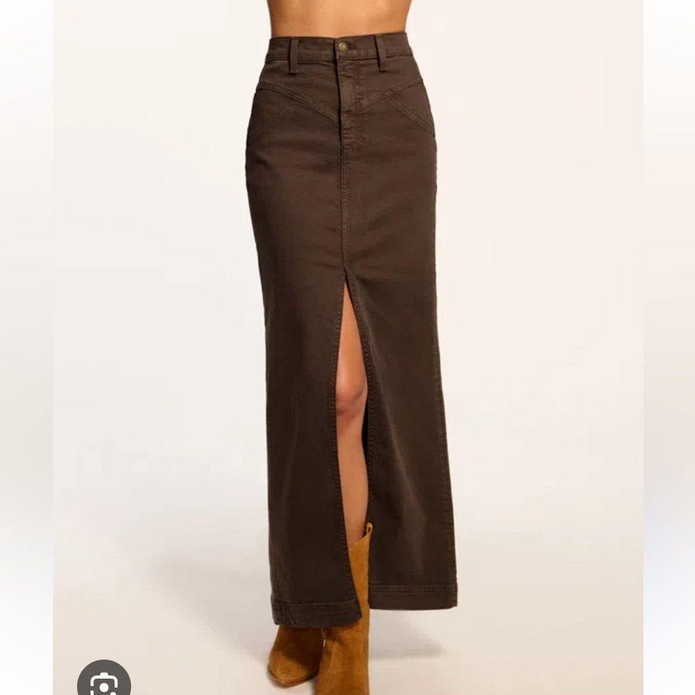 Ramy Brook Brown Maxi Skirt